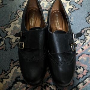 Naturalizer Black Buckle Loafers for Women